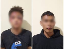 Kepergok Mencuri Motor, Dua Pemuda Diamuk Massa Sebelum Diserahkan Ke Polisi.