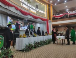 Lau Jiha Dilantik Menyimpan Harapan Sejumlah Anggota DPRD Lutim.