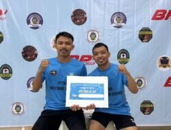 Atlet Tenis Meja Binaan PTMBG Lutim Berhasil Berdiri Di Podium 2 Di Open Tournament TMRU CUP III.