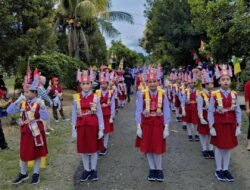 Meriahkan HUT RI Ke-80 Peserta Gerak Jalan SDN 117 Benteng Juara Harapan II.