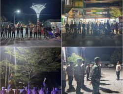 Pastikan Kamtibmas Di Wilkum Polsek Mangkutana, AKP Simon Siltu Gelar Patroli Gabungan.
