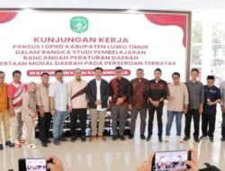 Pansus 1 DPRD Lutim Ke Borneo, Perseroda Tunggang Parangan Menjadi Referensi.