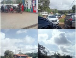 SPBU Asuli Dipadati Kendaraan, Para Pengantri Berasal Dari 2 SPBU.