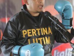 Rusdi Layong, ST Apresiasi Atlet Pertina Lutim Raih Prestasi Gemilang Di Pra Porprov Sulsel.
