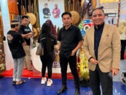 Anggota Legislatif Lutim Hadiri Expo Kreatif Andalan 2025. Lutim Tampilkan UMKM Khas Padoe.