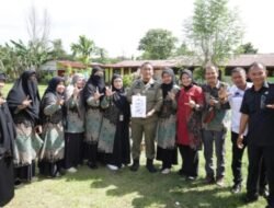 Wakil Ketua I DPRD Lutim Jihadin Paruge Bersama Bupati Irwan Tinjau MTs Nurul Taqwa Sorowako.