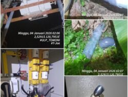 BreakingNews : Kabel Trafo Milik PLN Dicuri, Kunci Gardu Dirusak.