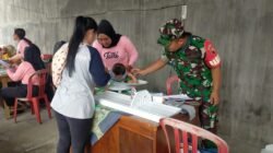 Sinergi Babinsa Dan Nakes Kelurahan Turi Kejar Target Posyandu Stunting Di Kota Blitar.