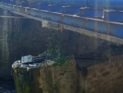 Jembatan Penghubung Kanawatu–Maramba Terancam Amblas, Badawi Alwi Tegaskan Segera Dibenahi.