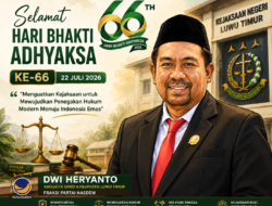 Hari Bhakti Adhyaksa Dwi Heryanto Berharap Menjadi Momentum Perkuat Penegakan Hukum yang Berkeadilan