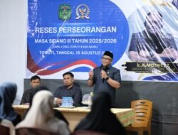 Reses di Langkea Raya, Alamsyah Ungkap Rp10 Miliar Disiapkan untuk Lanjutan Pembangunan RS Towuti.