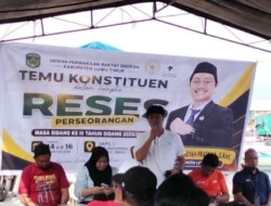 Reses Bangkit Revormansyah di Mallusetasi, Warga Soroti Lapangan Kerja hingga Tanggul Sungai Malili