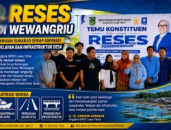Reses Harisah Suharjo di Wewangriu, Warga Dorong Pembangunan Lapangan Sepak Bola.