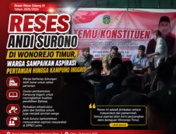 Reses Andi Surono di Wonorejo Timur, Pertanian hingga Kampung Inggris Jadi Aspirasi Warga.