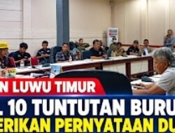 DPRD Nyatakan Dukungan terhadap 10 Tuntutan Buruh.