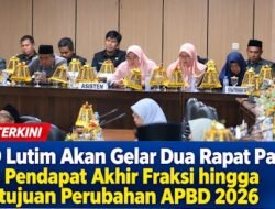 DPRD Luwu Timur Jadwalkan Dua Rapat Paripurna Pembahasan Perubahan APBD 2026.