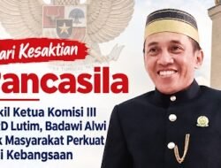 Badawi Alwi Ajak Masyarakat Luwu Timur Jaga Persatuan dan Amalkan Nilai-Nilai Pancasila.