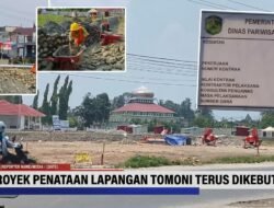 Taman Kecamatan Tomoni, Dulu Biasa Saja Kini Bakal Disulap Jadi Taman Cantik dan Ruang Publik Modern.