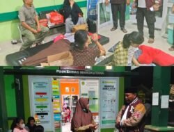 Kapolsek Mangkutana Tinjau Langsung Kondisi Terkini Pasien Keracunan Makanan Di SMAN 4 Lutim