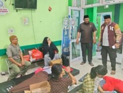Anggota DPRD Luwu Timur Dwi Heryanto Kunjungi Pasien Diduga Keracunan di Puskesmas